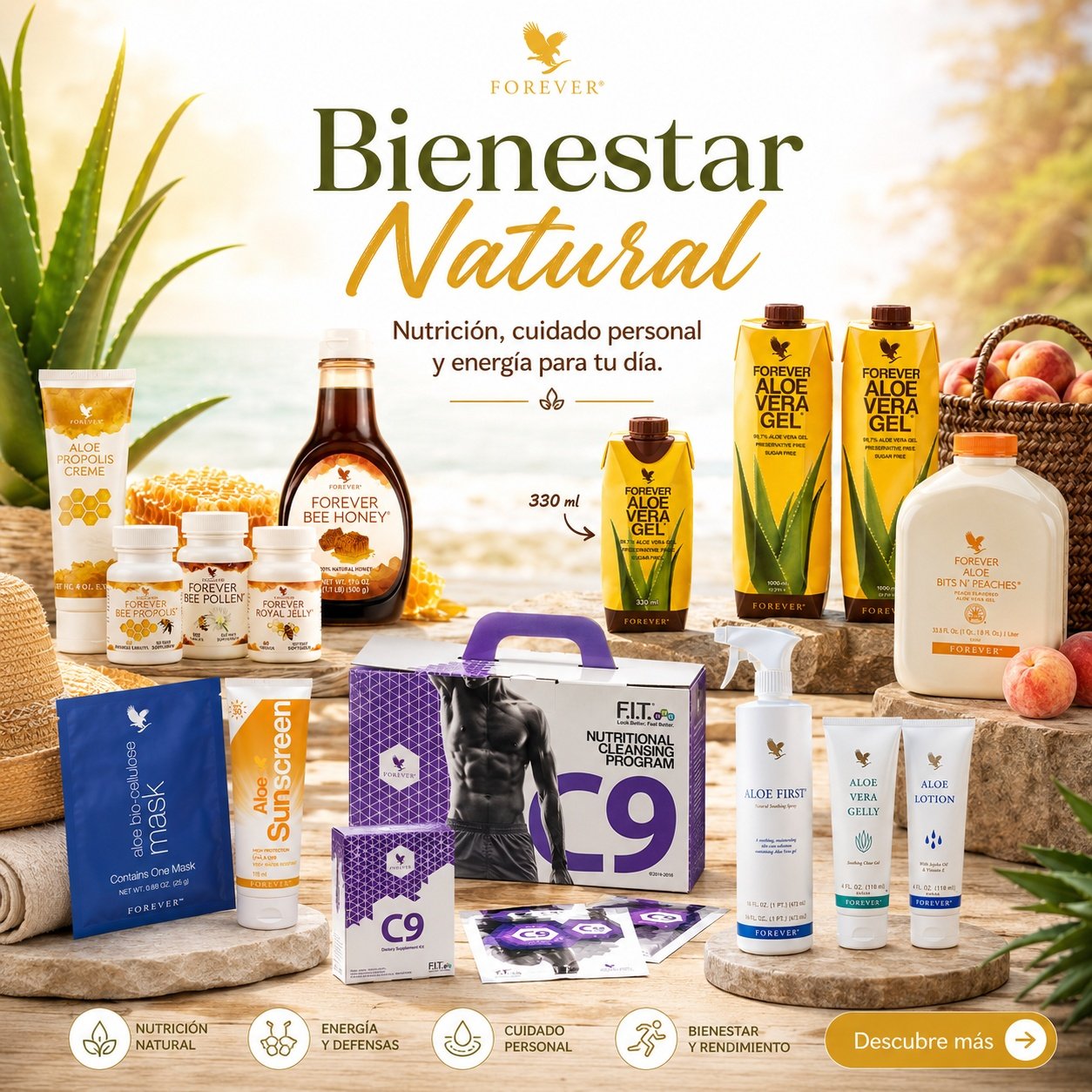 Selección de productos disponibles en VitalyNatural